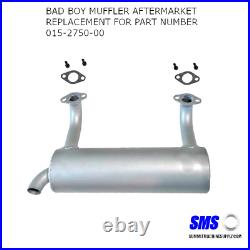 015-2750-00 Aftermarket Bad Boy Muffler Ceramicoated 015-2750-00 Silver