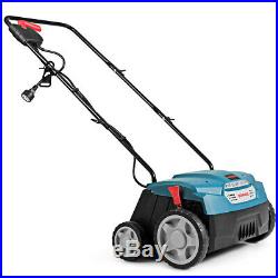 10Amp 13 Electric 4-Position Lawn Dethatcher/ Scarifier 1400W withCollection Bag