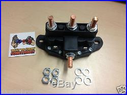 12 VOLT REVERSING CONTINUOUS DUTY SILVER CONTACT SOLENOID RELAY for WINCH MOTOR