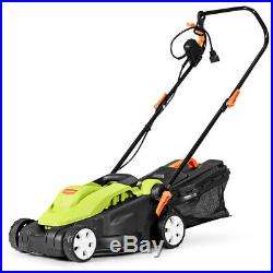 14-Inch 12Amp Lawn Mower Utility Electric Push Lawn Corded Mower Outdoor Garden