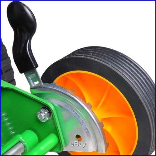 16in Classic Hand Push Reel Lawn Mower Grass Catcher 6 Adjustable Height Gift