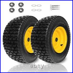 16x6.50-8 Tubeless Lawn Mower Front Tire and Wheel Replacement for John Deere