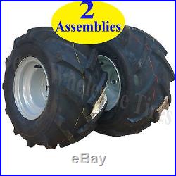 18x9.50-8 TIREs RIMs WHEELs ASSEMBLY Garden Tractor Riding Mower 3/4 Shaft P28