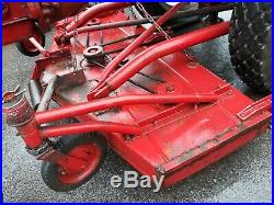 1948 Farmall Cub tractor with 60 mower deck vintage antique IH used gas tractor