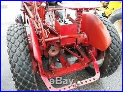 1948 Farmall Cub tractor with 60 mower deck vintage antique IH used gas tractor