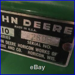 1963 John Deere 110 Lawn Mower
