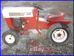 1964 Sears Custom 600 Lawn Garden Tractor with Mower Deck
