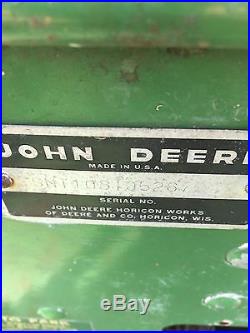 1966 John Deere 110 Round Fender Lawn Mower WithDeck