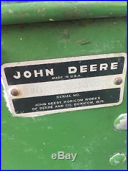1966 John Deere 110 Round Fender Lawn Mower WithDeck