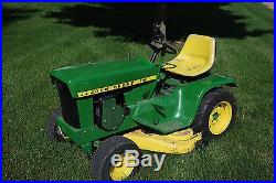 1971 John Deere 110 Lawn and Garden Tractor Mower