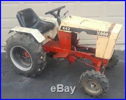 1972 Case Ingersoll 442 Garden Tractor. Accepts 444 446 448 attachments
