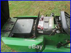 1987John Deere 318 Lawn Tractor, 46 Mower Deck, 54 Hydraulic Snow Blade