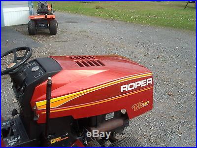 1987 Roper GTK 18 Garden tractor. 50 cut, Hi/lo Ranges, great shape, vintage