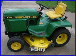 1988 john deere 318 Lawn and Garden Tractor-46 mower Deck