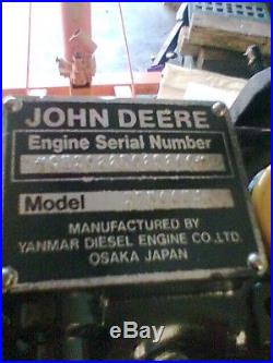 1989 John Deere 332 yanmar diesel