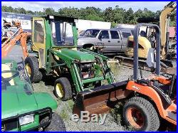 1994 John Deere 855 24hp 4wd tractor with 70A front loader