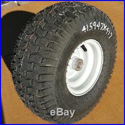 1 15x6.00-6 15x600-6 15/6.00-6 15/600-6 Lawn Mower Tire Rim Wheel Assembly P28