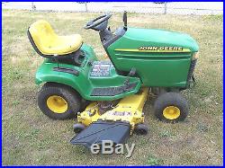 2000 JOHN DEERE LX288 LAWN TRACTOR WITH BAGGER AND 54 INCH MOWER DECK