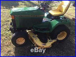 2000 John deere 455 Garden Tractor Lawn Mower Diesel 60 Deck