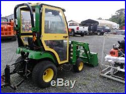 2004 John Deere 2210 23hp 4wd tractor with 210 front loader. Very low hours