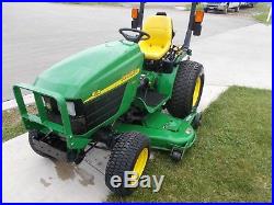 2004 John Deere 4110 20hp 4wd Gear Compact Tractor With 60 Mower Na# 163475