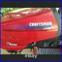2005 Craftsman 54 Cut Riding Lawn Mower Tractor 22HP 4 FREE Attachments