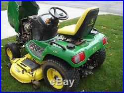 2007 John Deere X724 Riding Lawn Tractor Mower 62 Deck