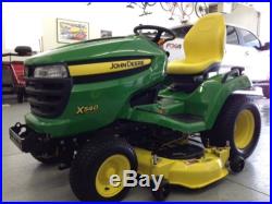 2013 John Deere Tractor X540 Riding Lawn Mower