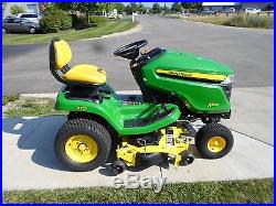 2015 John Deere Demo X324 Lawn Tractor With 48 Mower Deck Na# 122365