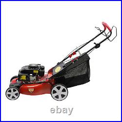 20.5 in 140cc High Wheel FWD Gas Walk Behind Lawn Mower 1.6L 8 Gear 4 Stroke NEW