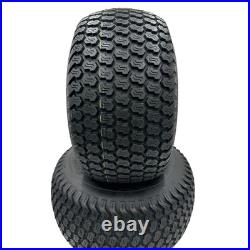 20x10.00-8 Lawn Mower Wheels Super Turf Tread Set 3/4 Inch Axle