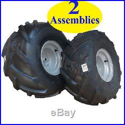 20x10.00-8 TIREs RIMs WHEELs ASSEMBLY Garden Tractor Riding Mower 3/4 Shaft P28