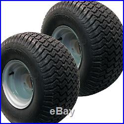 20x10.00-8 TIREs RIMs WHEELs ASSEMBLY Garden Tractor Riding Mower Go Kart 4-Hole