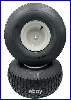 20x8.00-8 Gray Lawn Mower Wheel Set of 2 3/4 Inch Axle, 2.90 Inch Hub