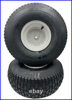 20x8.00-8 Gray Lawn Mower Wheel Set of 2 3/4 Inch Axle, 2.90 Inch Hub