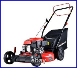 21 3-in-1 170cc Gas Self Propelled Lawn Mower Side Discharge and Mulching NEW