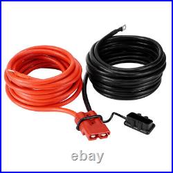 24FT Quick Disconnect Winch Power Cable, 2 AWG 2 Gauge Wiring For Winch Trailer