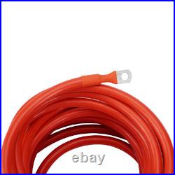 24FT Quick Disconnect Winch Power Cable, 2 AWG 2 Gauge Wiring For Winch Trailer
