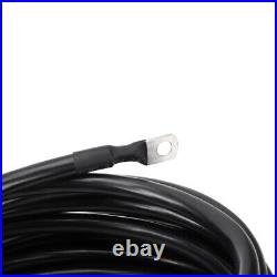 24FT Quick Disconnect Winch Power Cable, 2 AWG 2 Gauge Wiring For Winch Trailer