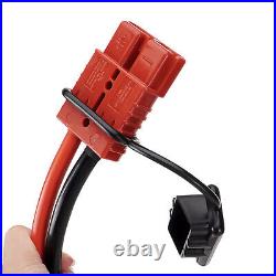 24FT Quick Disconnect Winch Power Cable, 2 AWG 2 Gauge Wiring For Winch Trailer