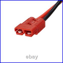 24FT Quick Disconnect Winch Power Cable, 2 AWG 2 Gauge Wiring For Winch Trailer