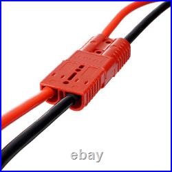 24FT Quick Disconnect Winch Power Cable, 2 AWG 2 Gauge Wiring For Winch Trailer