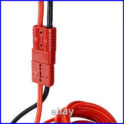 24FT Quick Disconnect Winch Power Cable, 2 AWG 2 Gauge Wiring For Winch Trailer