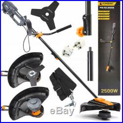 2500W 7500rpm Electric Brushcutter / Strimmer / Metal Blade + Accessories