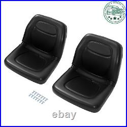 2PCS Black Seat For John Deere Gator TX 4X2 TURF, TX 4X2, 4X2 HPX, 4X4 Trail HPX