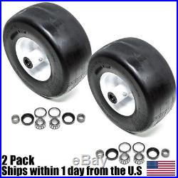 2PK 13x6.5x6 Puncture Proof No Flat Tires Replaces Exmark 103-0065 Front Solid