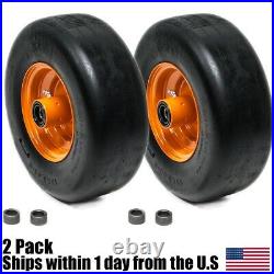 2PK Flat Free Proof Tires for Scag 483049 13x5.00-6 13x5x6 13x5-6 13x5.00x6