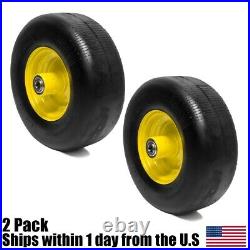 2PK Flat Free Tire Assemblies 13x5.00-6 for John Deere TCA13769 TCA 13769