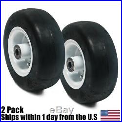 2PK Flat Free Tire Assembly for Walker 8x3.00-4 8715-3, 5715-3, 5715-4, 4218