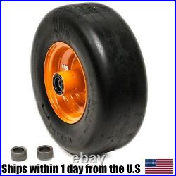 2PK Flat Proof Orange Wheel Assembly for Scag 483049 13x5x6 Tiger Cub Sabre